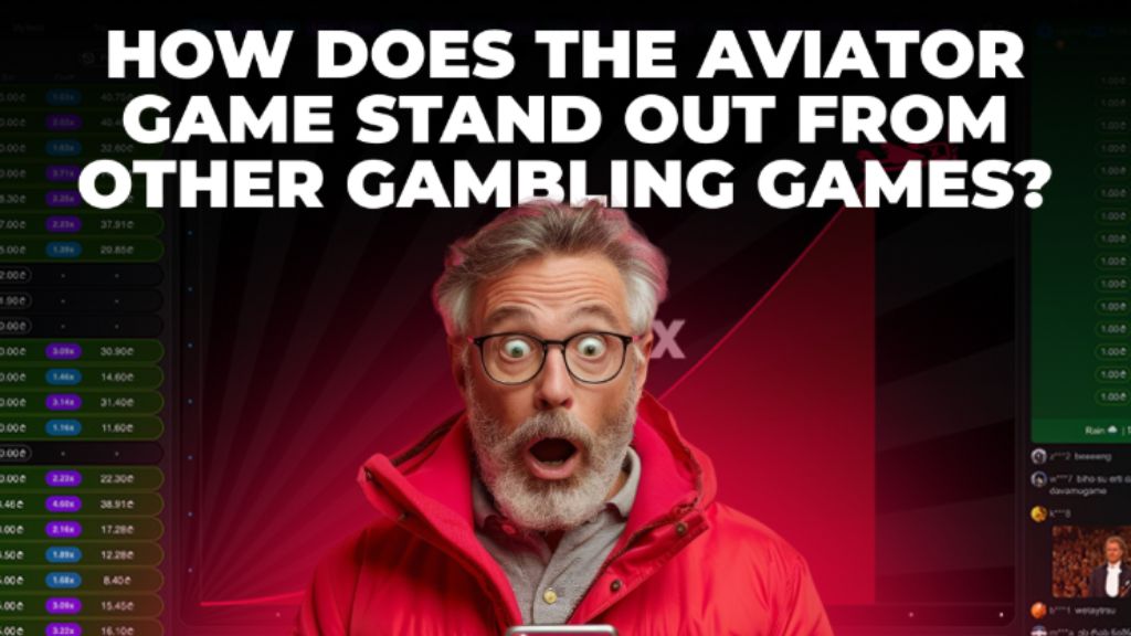 How Does the Aviator Game Stand Out from Other Gambling Games?