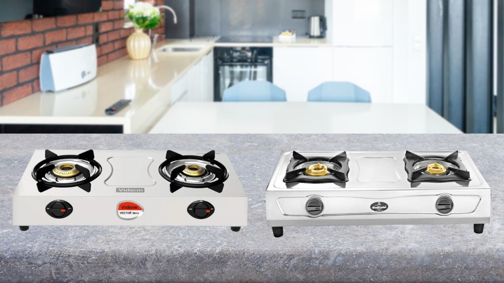 Vidiem Nero 2 Burner vs. Sunflame Shakti DX 2B  A Practical Gas Stove Comparison