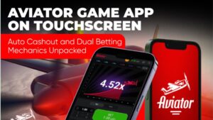 Aviator Game App on Touchscreen