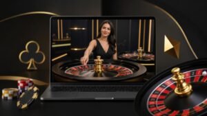 Live roulette gameplay